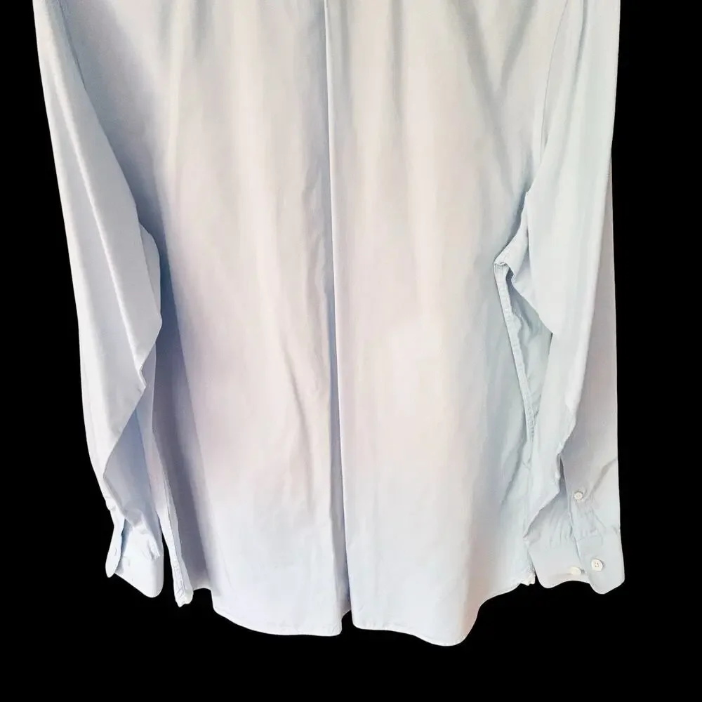 Two Banana Republic Men’s Slim Fit Long Sleeve Button Up Blue&White Shirts XL